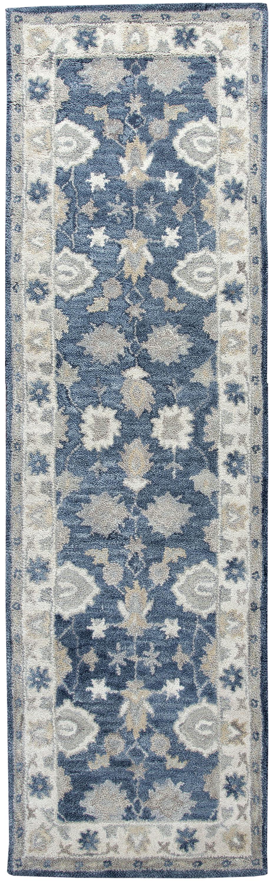 Leone LO9993 Blue Hand Tufted Rug - Rizzy