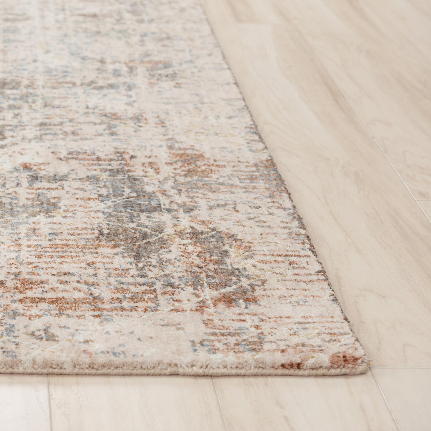 Logan LOG733 Beige/Multi Hybrid Rug - Rizzy