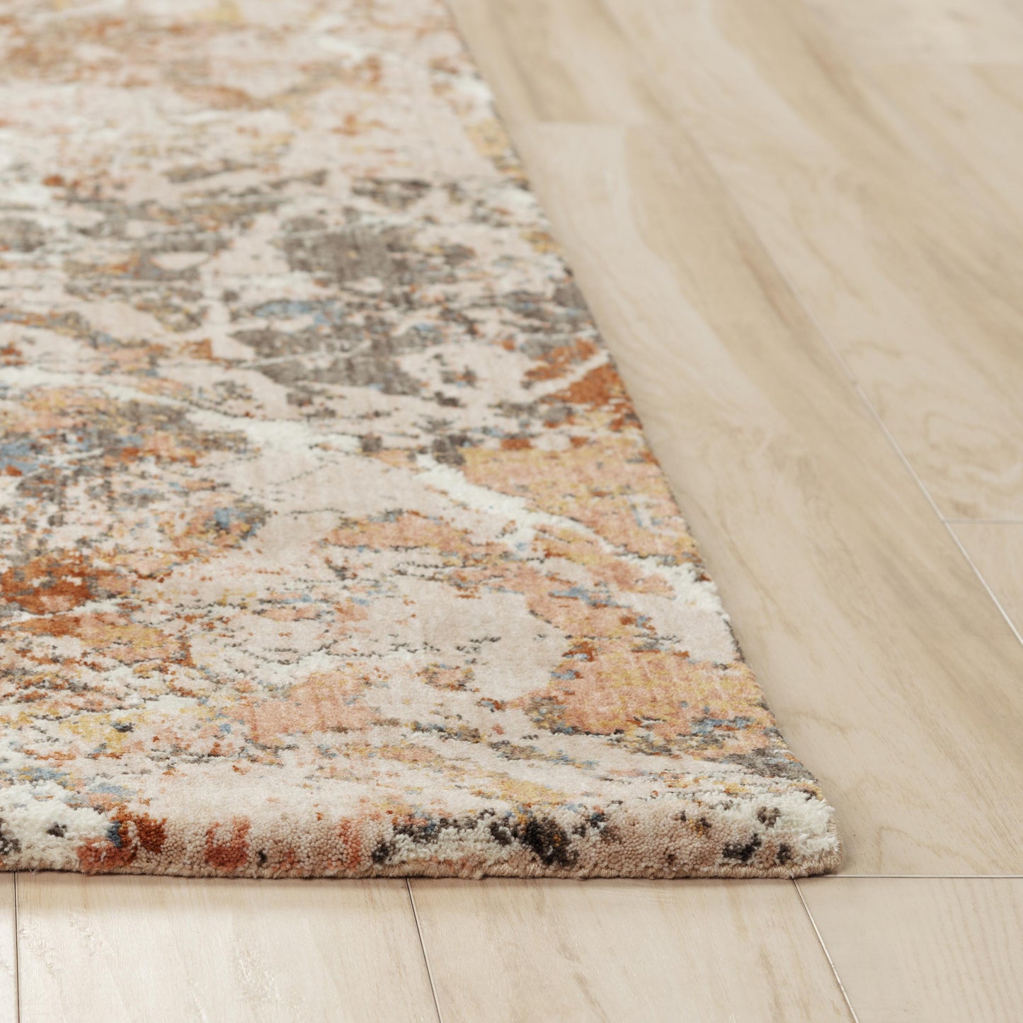 Logan LOG734 Beige/Multi Hybrid Rug - Rizzy