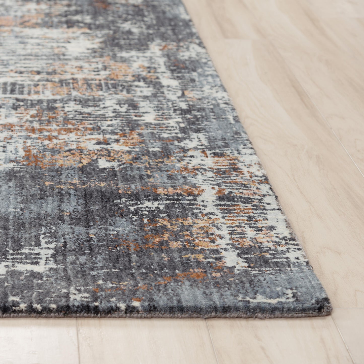 Logan LOG735 Blue Hybrid Rug - Rizzy