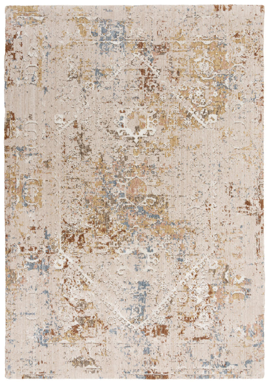 Logan LOG737 Beige/Multi Hybrid Rug - Rizzy