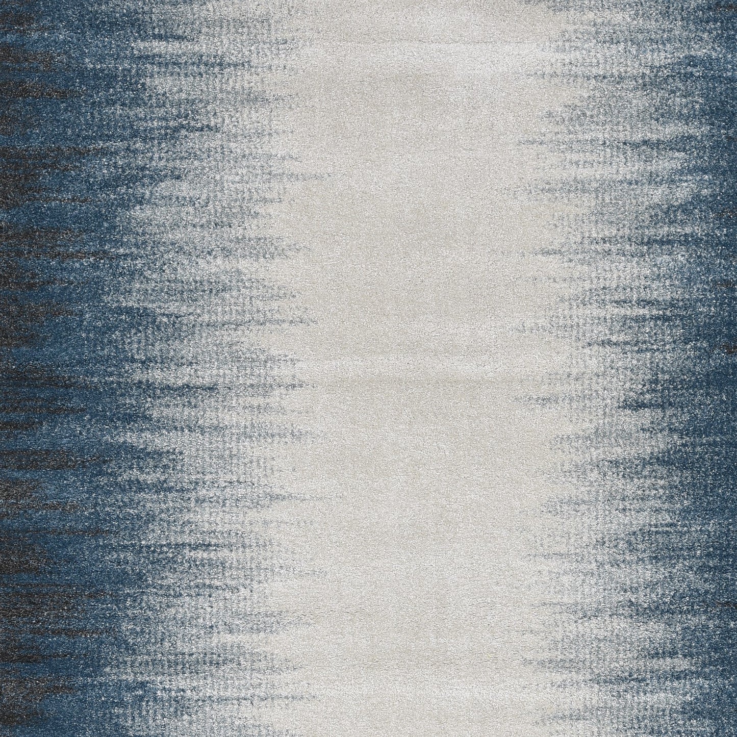 Landscapes 5909 Ivory Blue Ombre Machine Woven Performance Area Rug - Kas