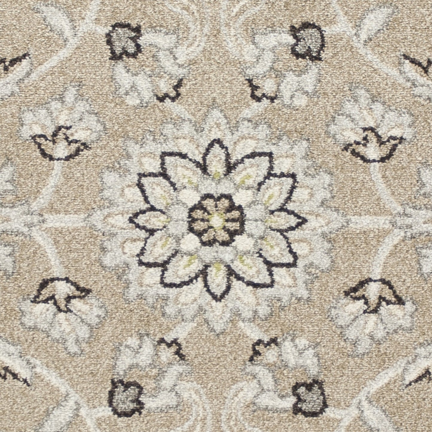 Lucia 2752 Beige/Grey Verona Machine Woven Performance Area Rug - Kas