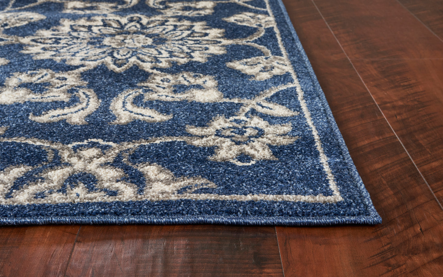 Lucia 2753 Denim Verona Machine Woven Performance Area Rug - Kas