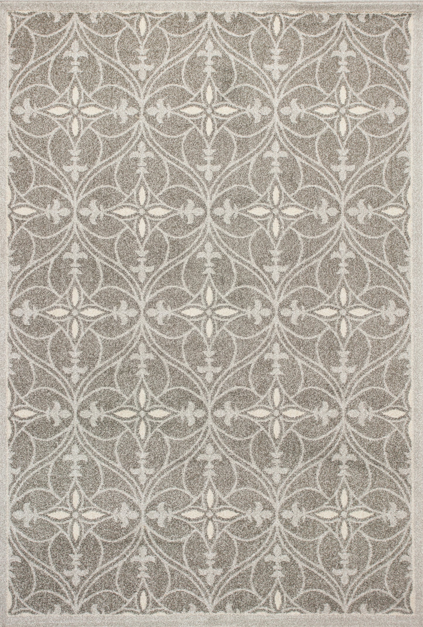 Lucia 2754 Grey Bentley Machine Woven Performance Area Rug - Kas