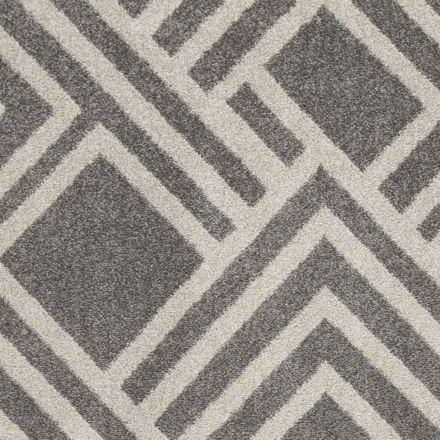 Lucia 2764 Grey Modeme Machine Woven Performance Area Rug - Kas