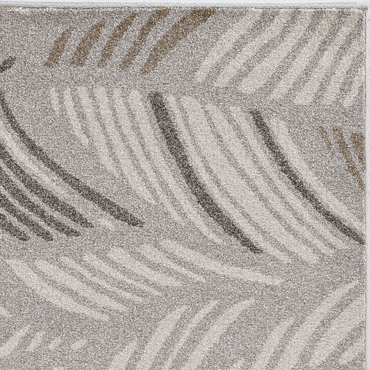 Lucia 2769 Grey Folia Machine Woven Performance Area Rug - Kas