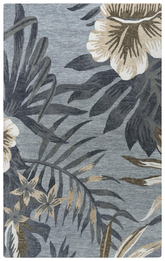 Miramar MIR967 Gray Hand Tufted Rug - Rizzy