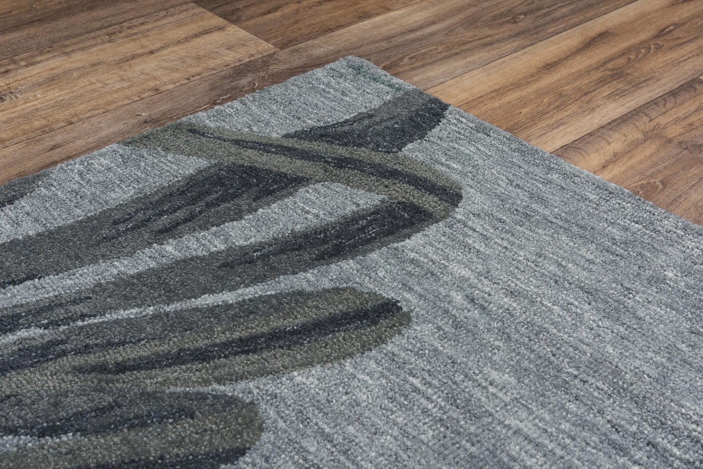 Miramar MIR967 Gray Hand Tufted Rug - Rizzy