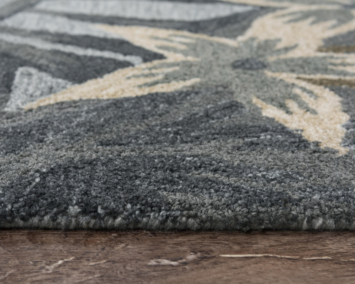 Miramar MIR967 Gray Hand Tufted Rug - Rizzy