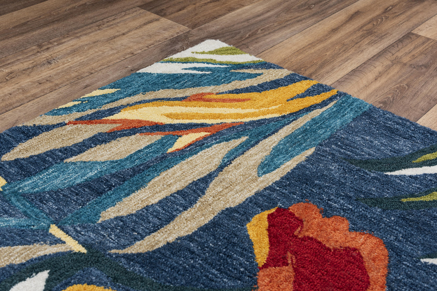 Miramar MIR971 Dk. Blue Hand Tufted Rug - Rizzy