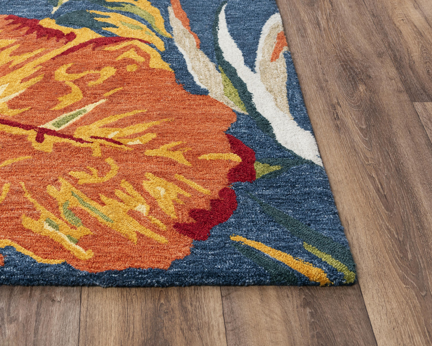 Miramar MIR971 Dk. Blue Hand Tufted Rug - Rizzy