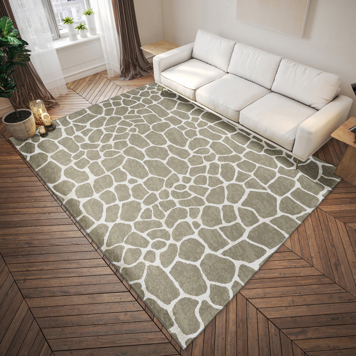 Indoor/Outdoor Mali ML4 Stone Washable