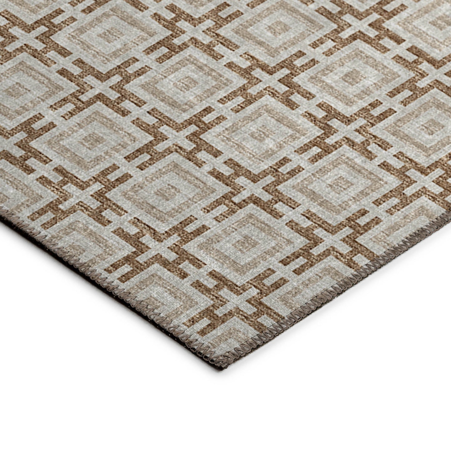 Indoor/Outdoor Marlo MO1 Taupe Washable