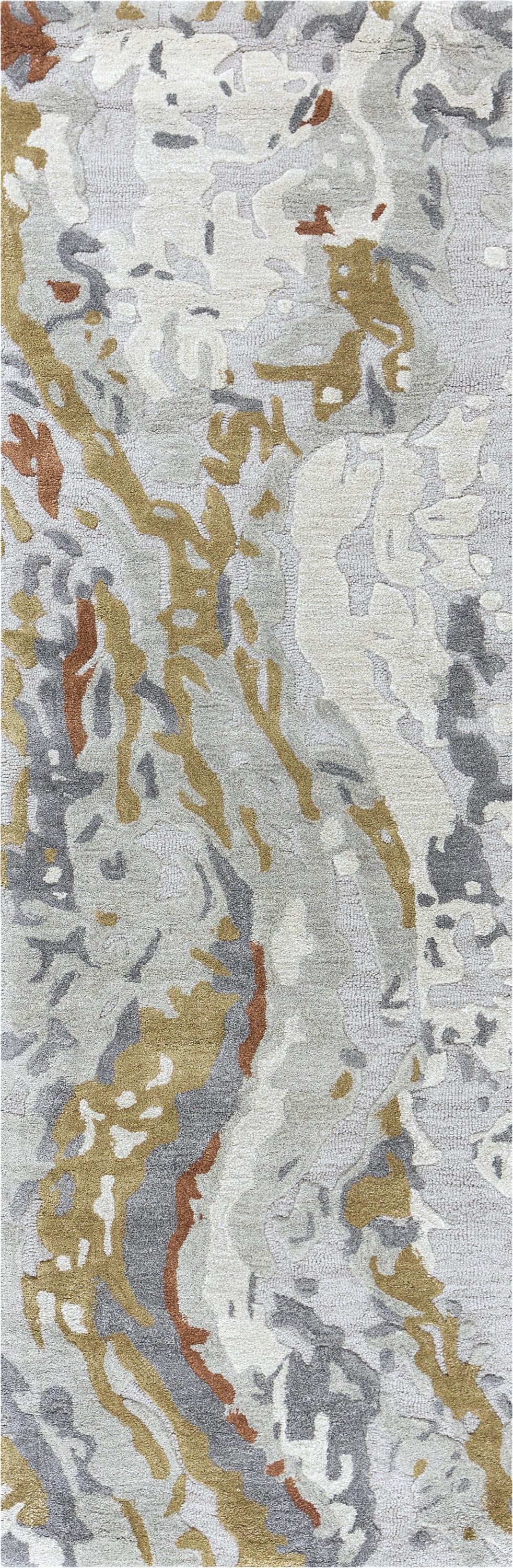 Mod MO575A Gray/Multi Hand Tufted Rug - Rizzy