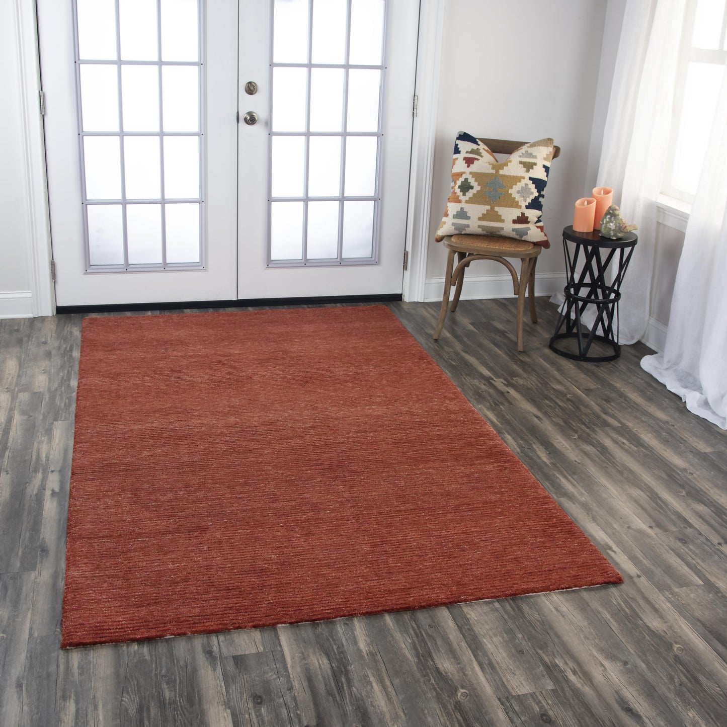 Mason Park MPK101 Rust Hand Tufted Rug - Rizzy