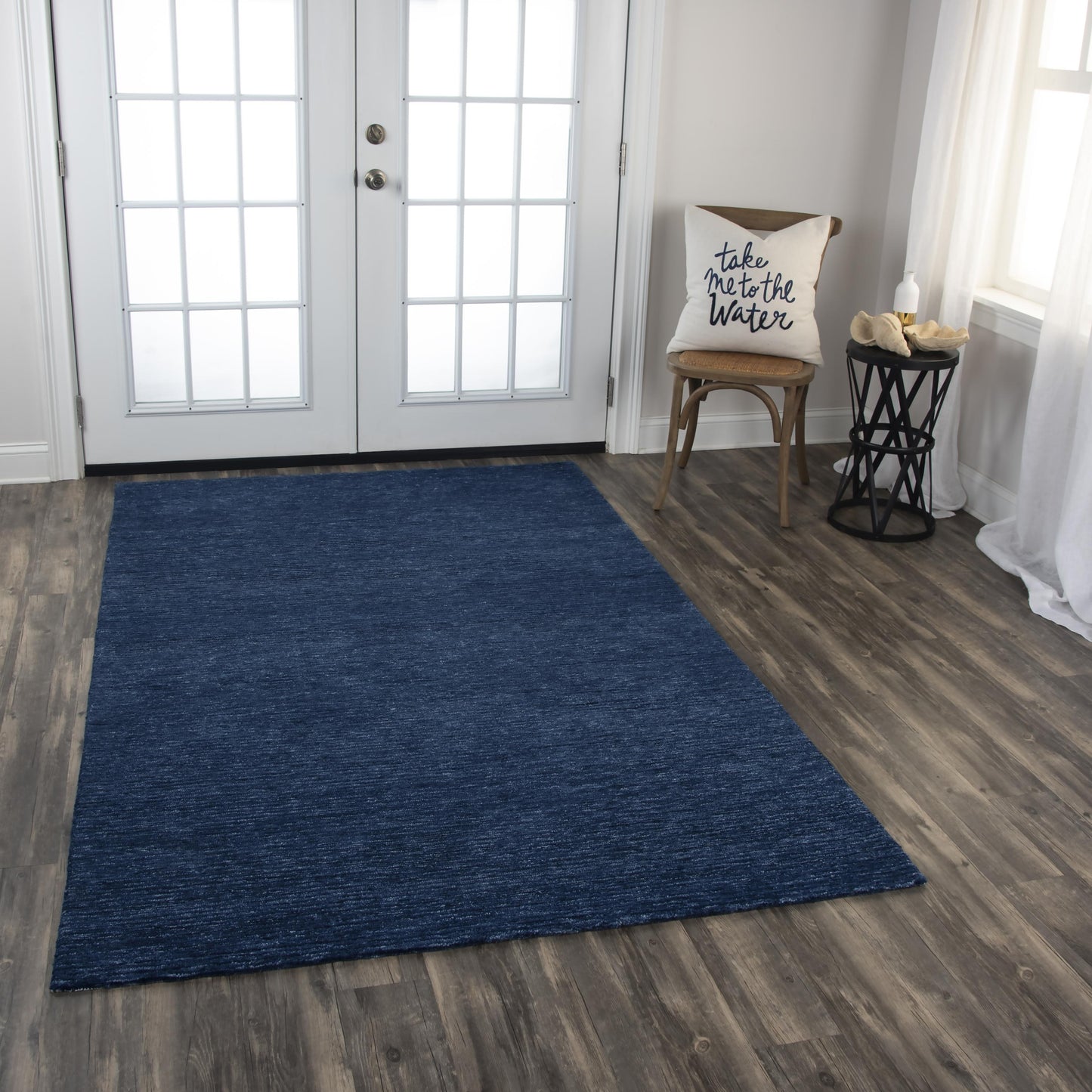 Mason Park MPK104 Blue Hand Tufted Rug - Rizzy