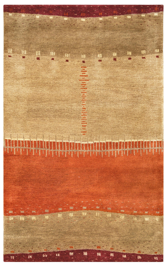 Mojave MV3159 Maroon Hand Tufted Rug - Rizzy