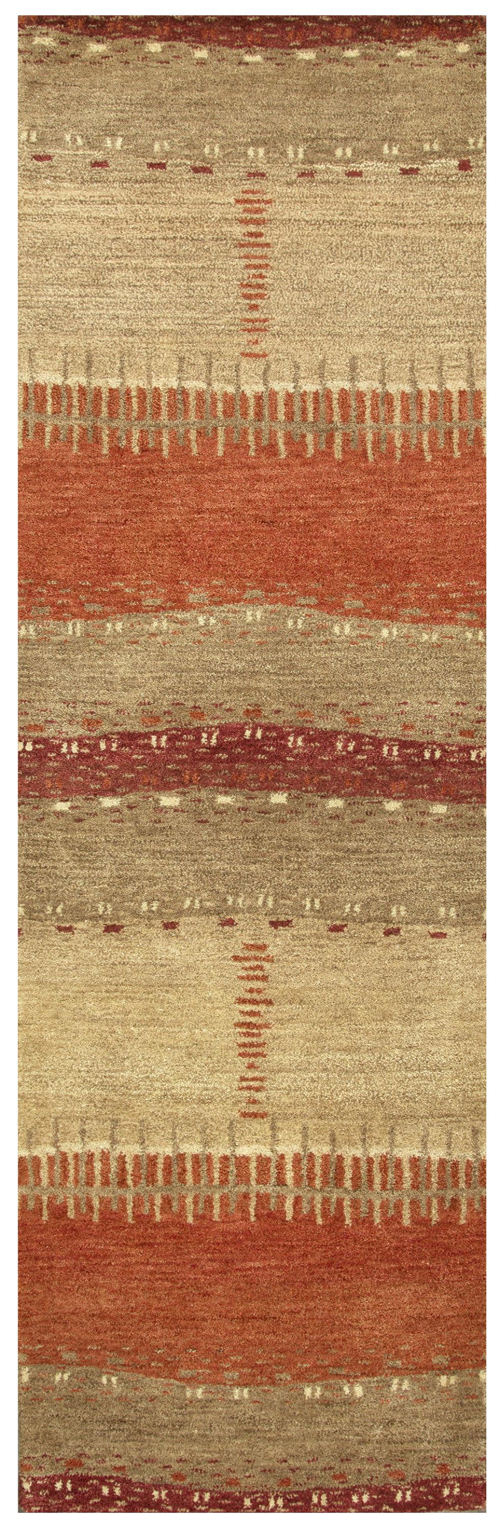 Mojave MV3159 Maroon Hand Tufted Rug - Rizzy