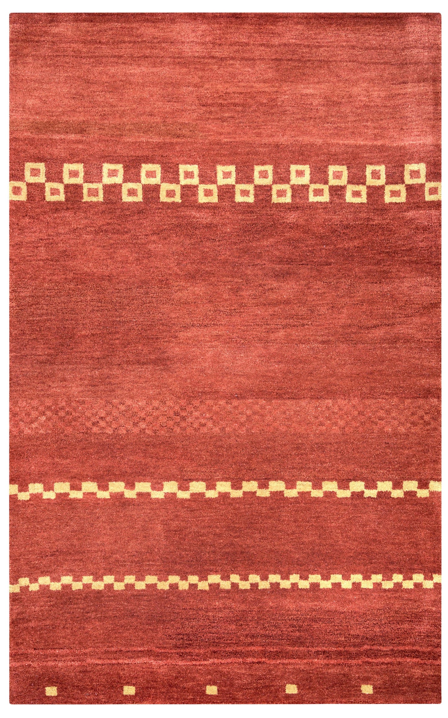 Mojave MV3160 Rust Hand Tufted Rug - Rizzy