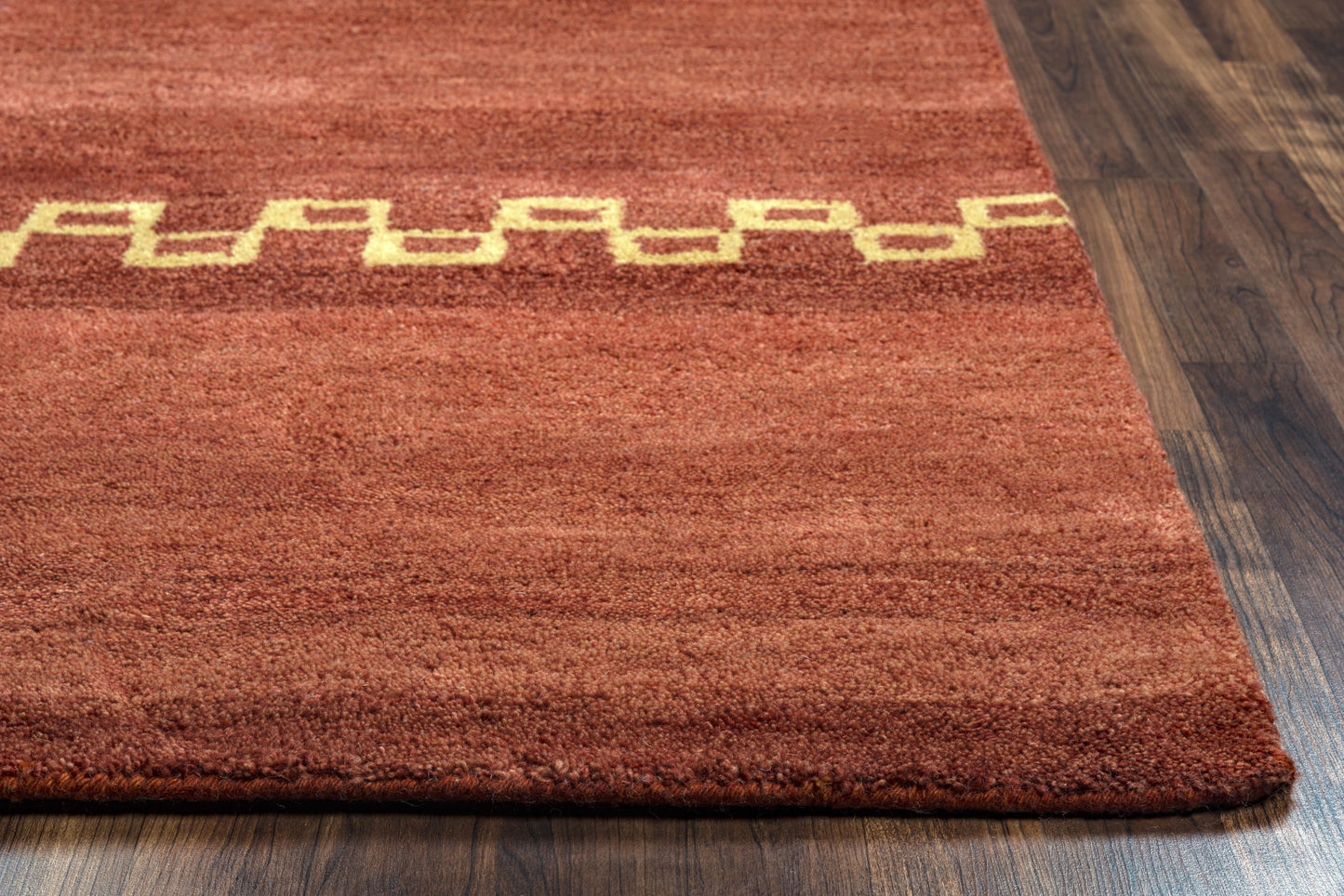 Mojave MV3160 Rust Hand Tufted Rug - Rizzy