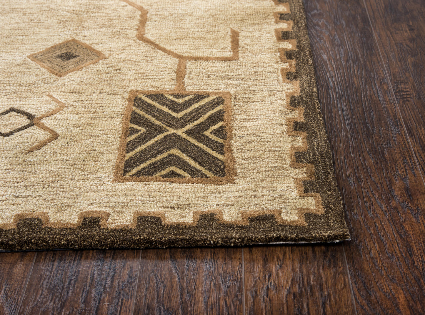 Mesa MZ159B Gold Hand Tufted Rug - Rizzy