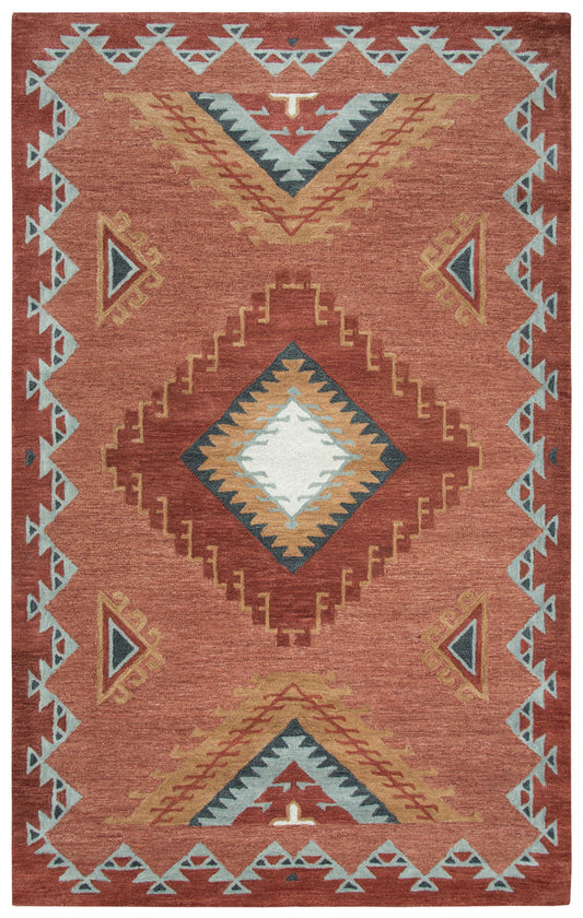 Mesa MZ163B Rust Hand Tufted Rug - Rizzy