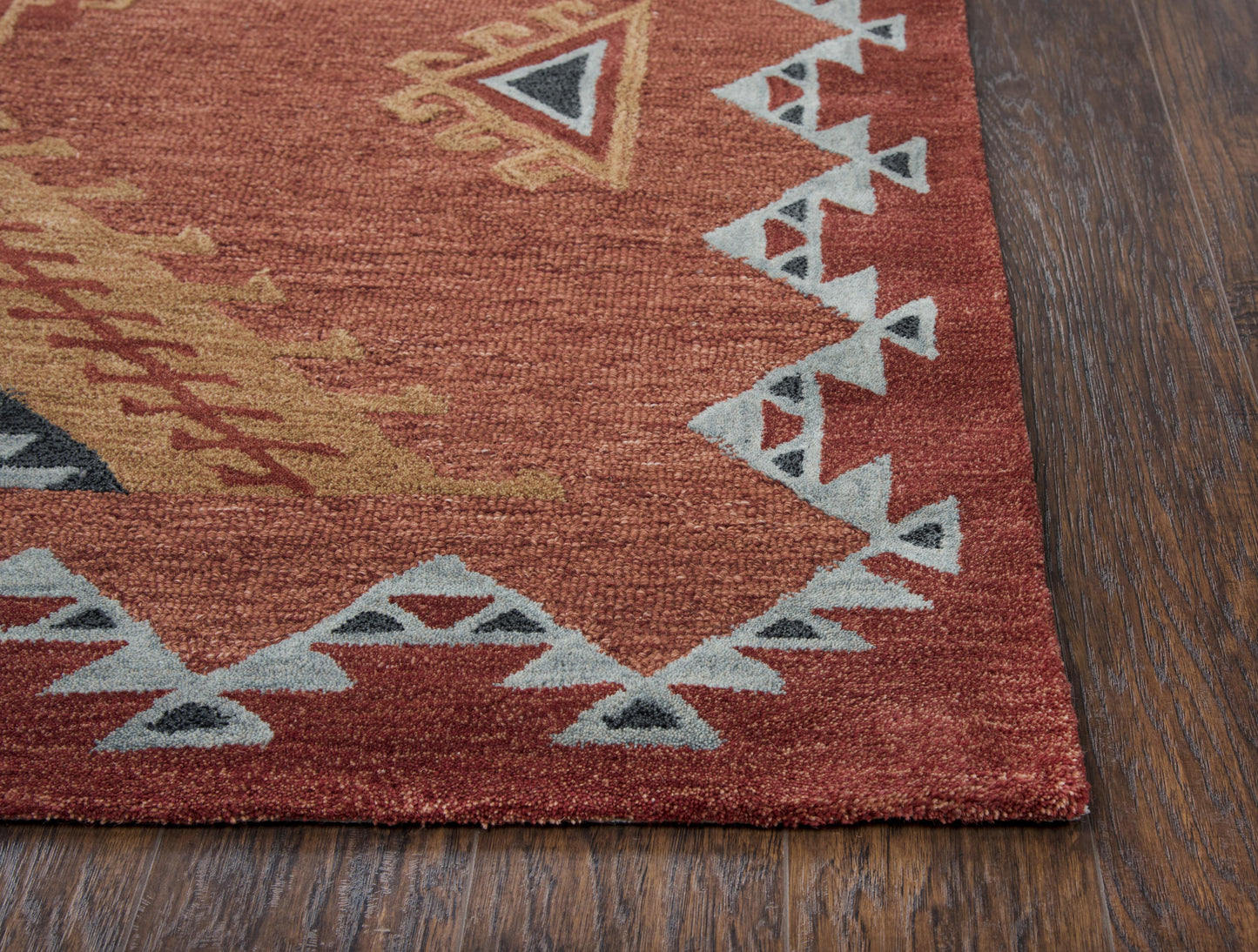 Mesa MZ163B Rust Hand Tufted Rug - Rizzy