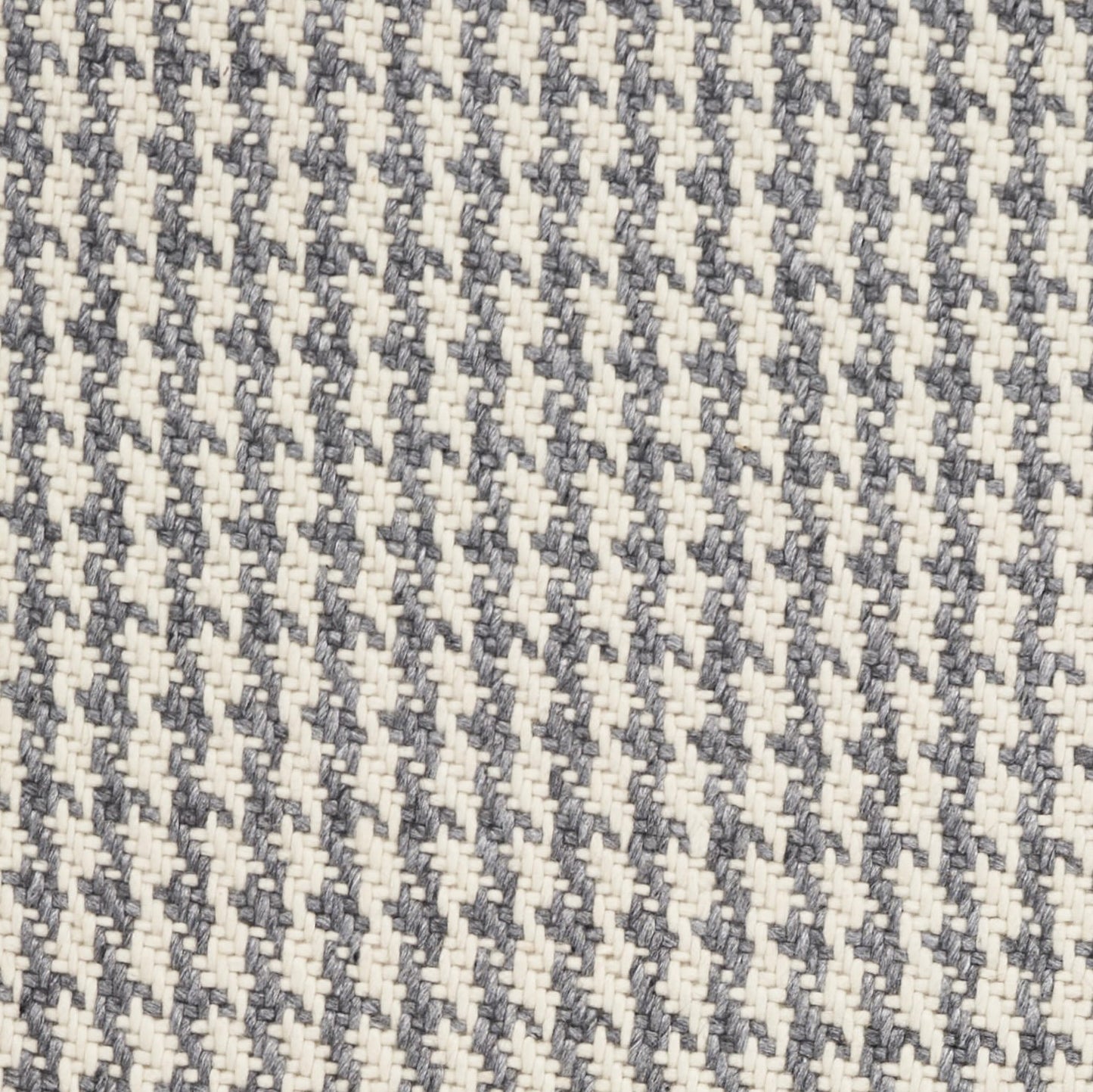 Maui 1342 Ivory/Grey Houndstooth Handwoven Area Rug - Kas