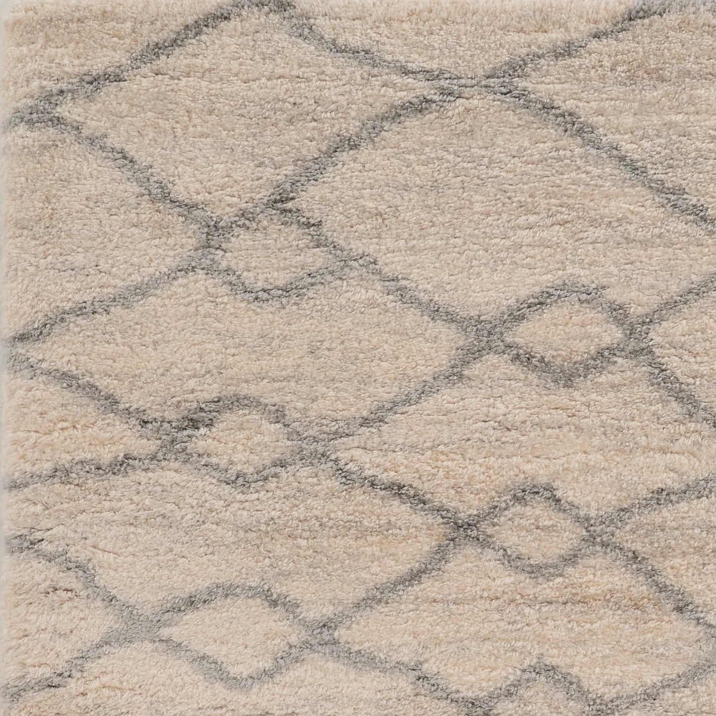 Merino 6700 Ivory/Grey London Machine Woven Performance Area Rug - Kas