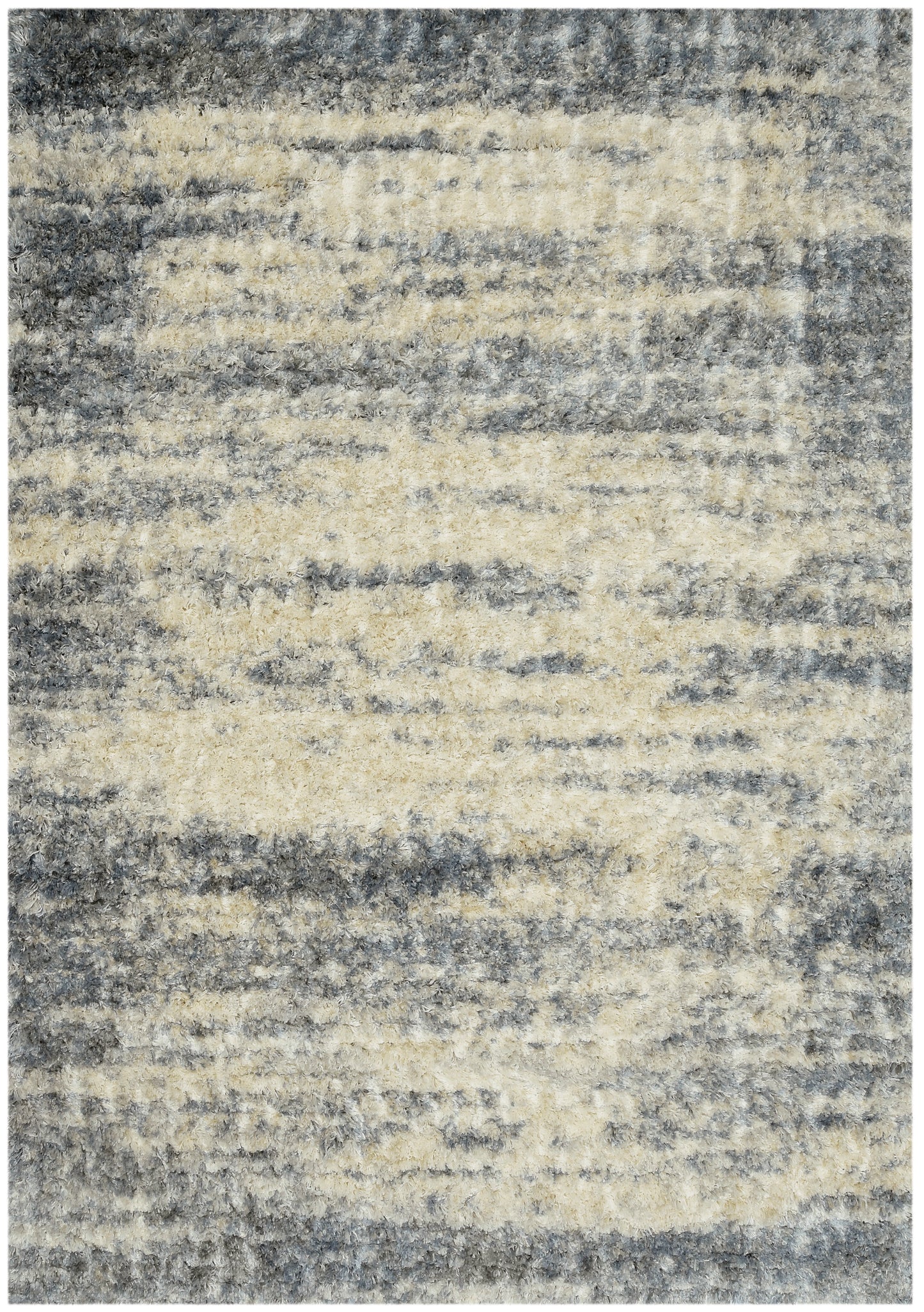 Merino 6714 Ivory/Blue Landscapes Machine Woven Performance Area Rug - Kas