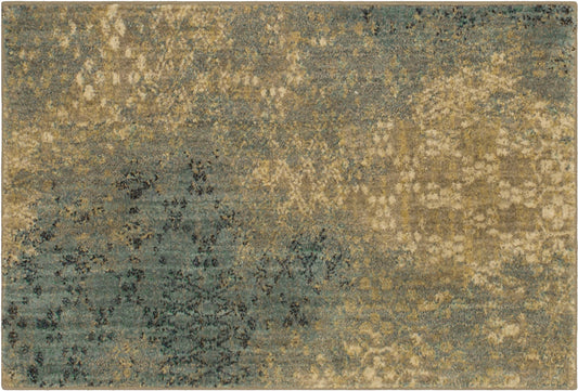 Karastan Rugs Mesmerize Aqua Area Rug