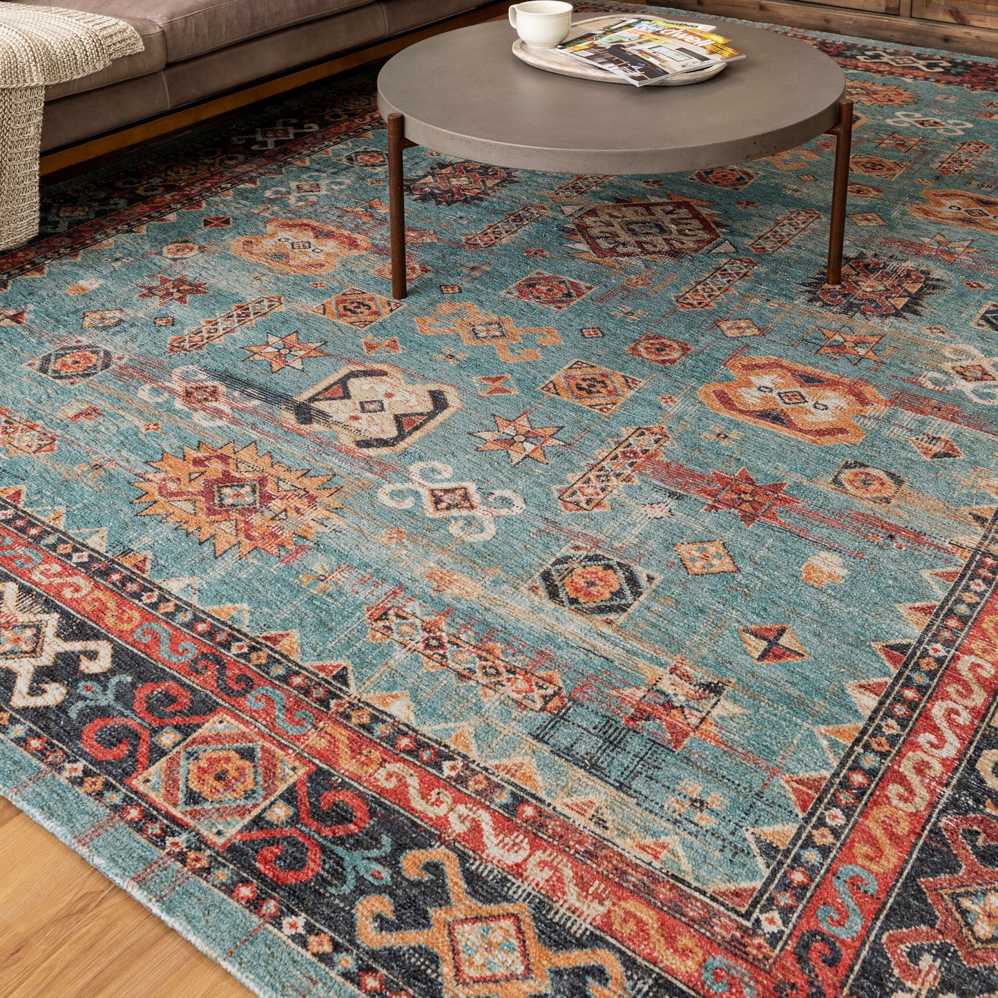 Karastan Rugs Mombasa Aquamarine Area Rug