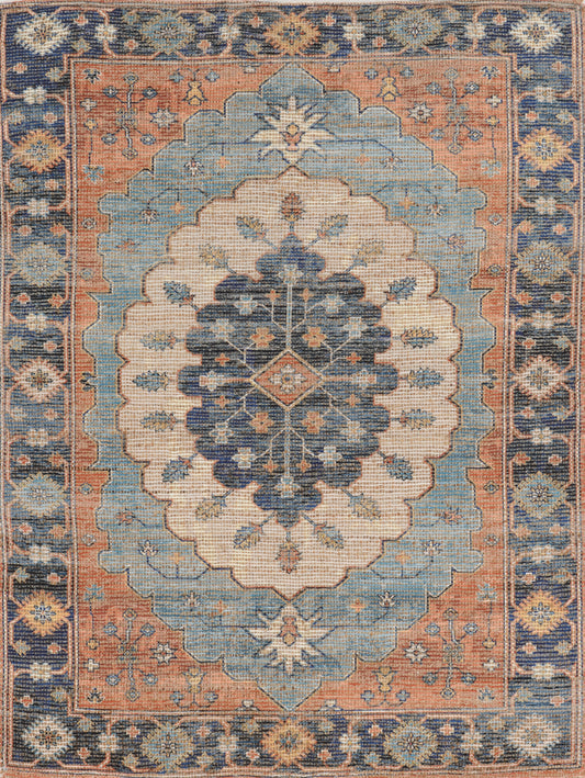 Morris 2224 Blue Charisma Handwoven Area Rug - Kas