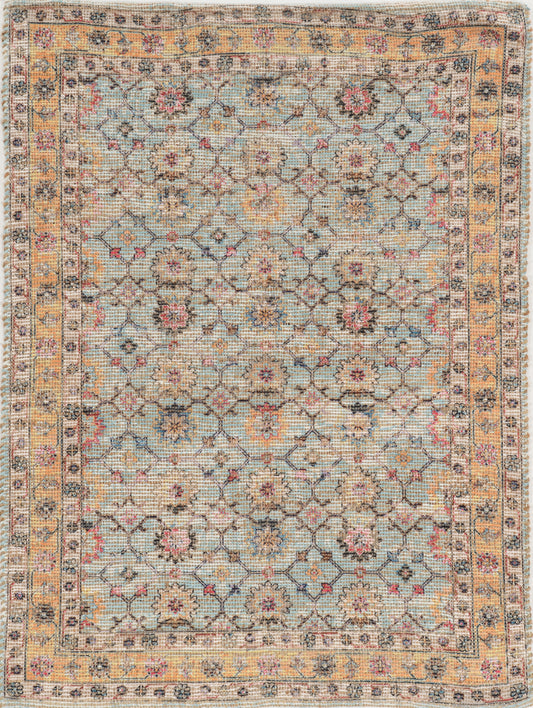 Morris 2225 Spa Hudson Handwoven Area Rug - Kas