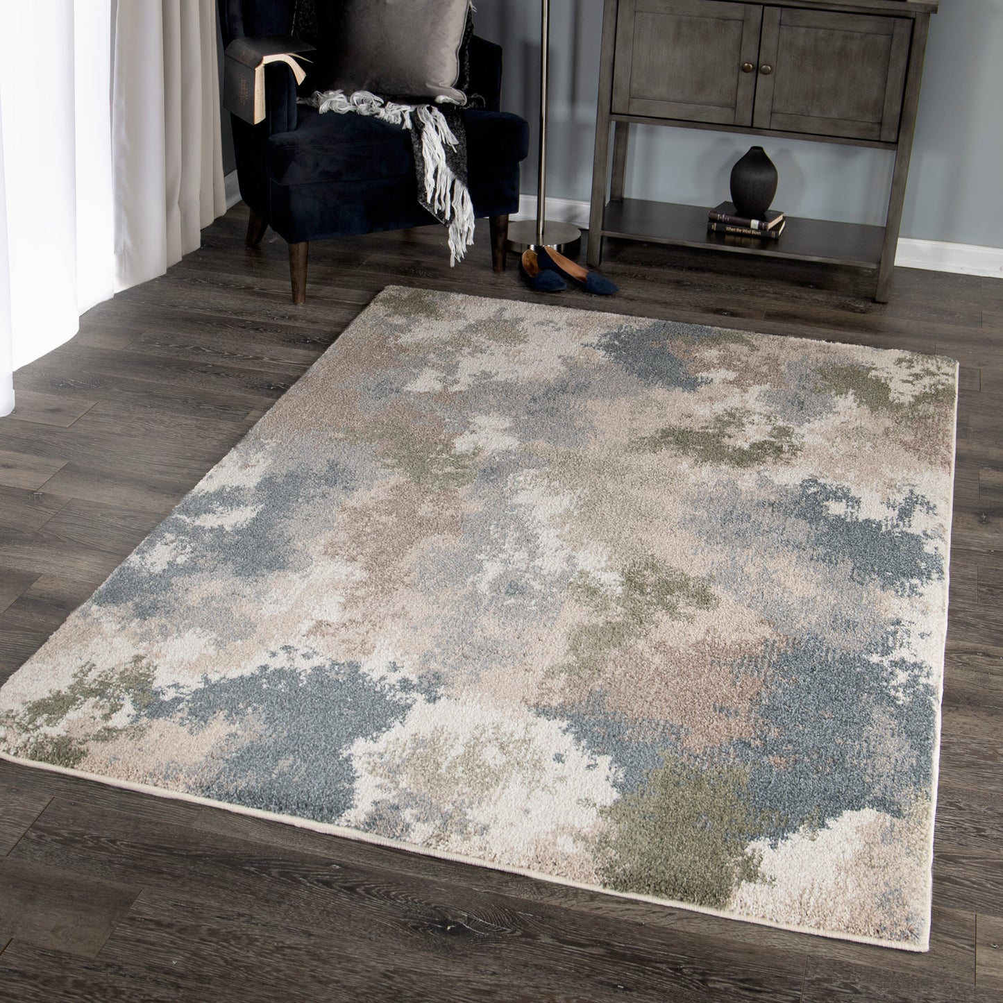 Mystical 7014 Muted Blue Rug - Orian