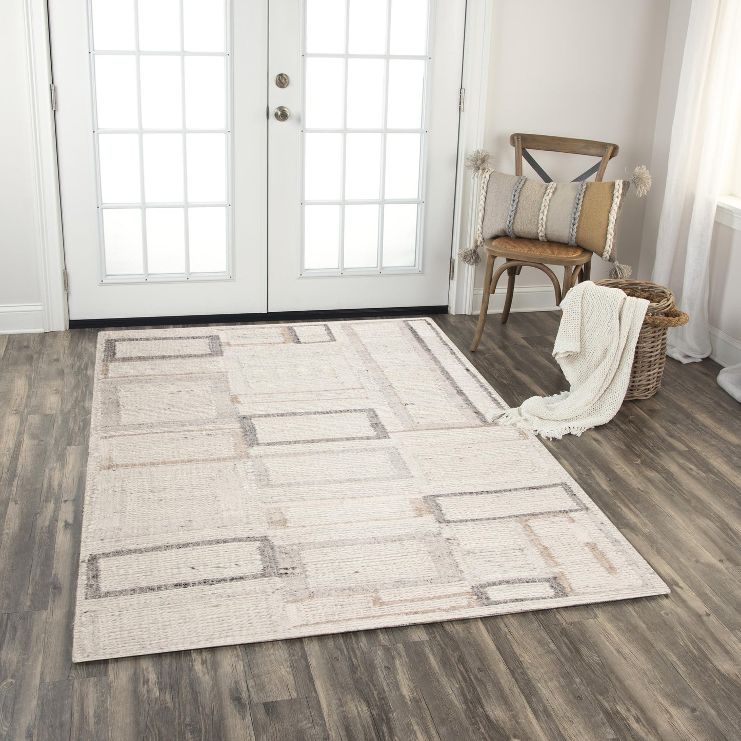 Nova NVA944 Ivory/Multi Hand Woven Rug - Rizzy