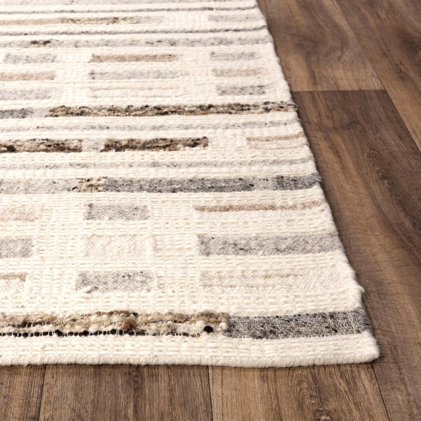 Nova NVA945 Silver/Ivory Hand Woven Rug - Rizzy