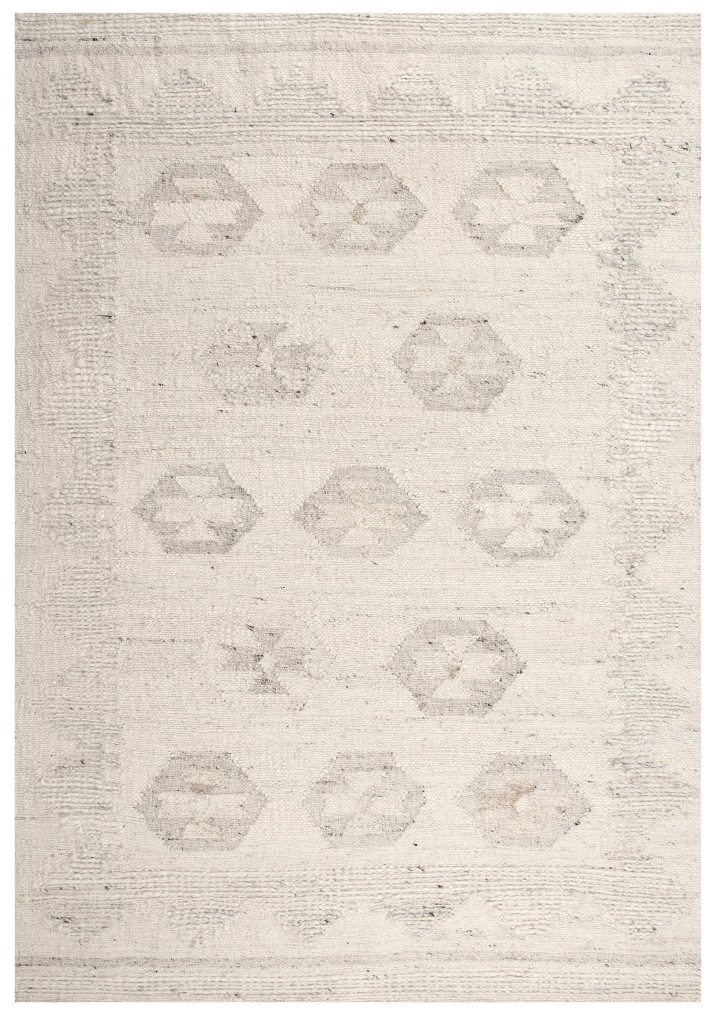 Nova NVA947 Ivory Hand Woven Rug - Rizzy