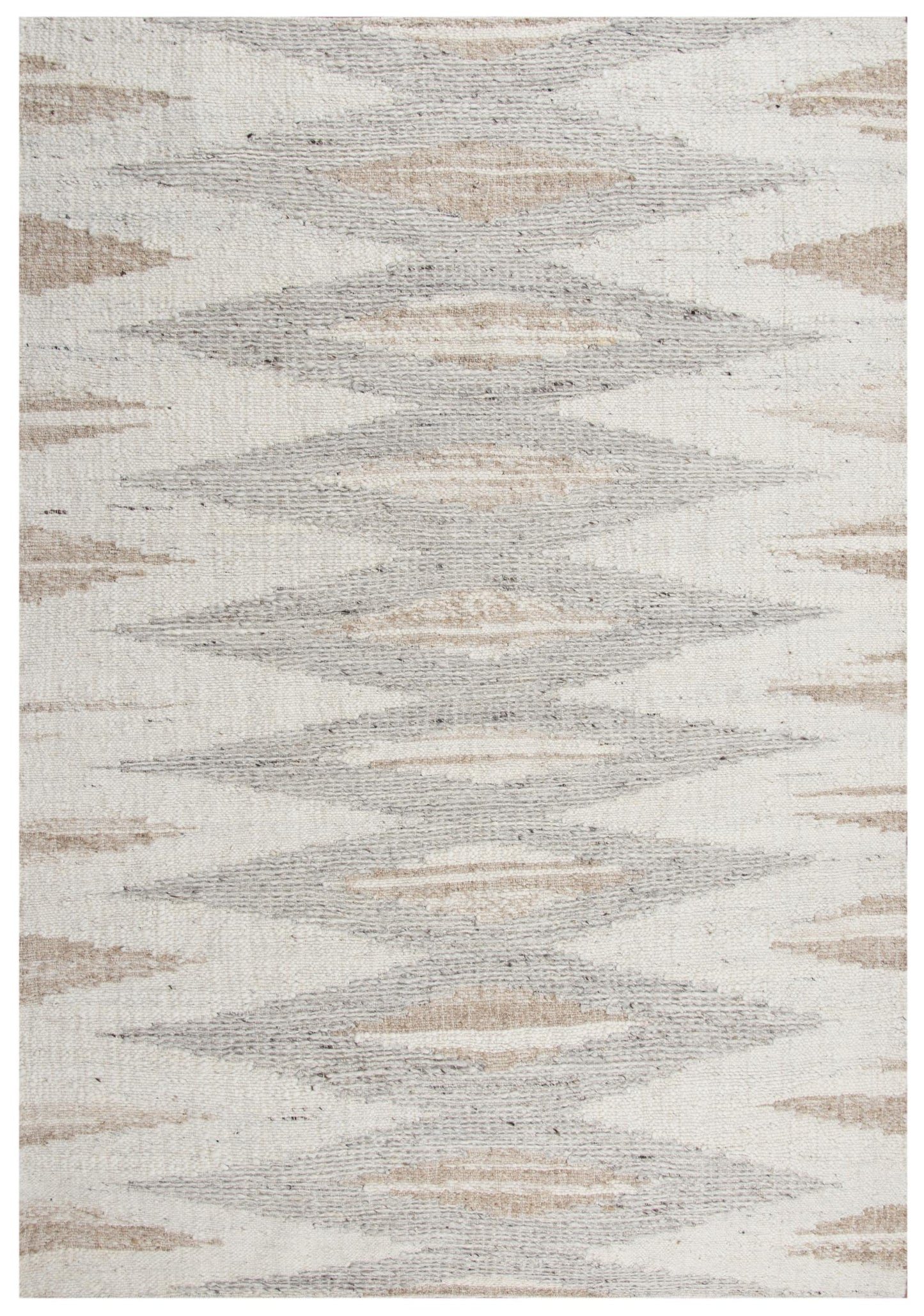 Nova NVA948 Beige/Ivory Hand Woven Rug - Rizzy