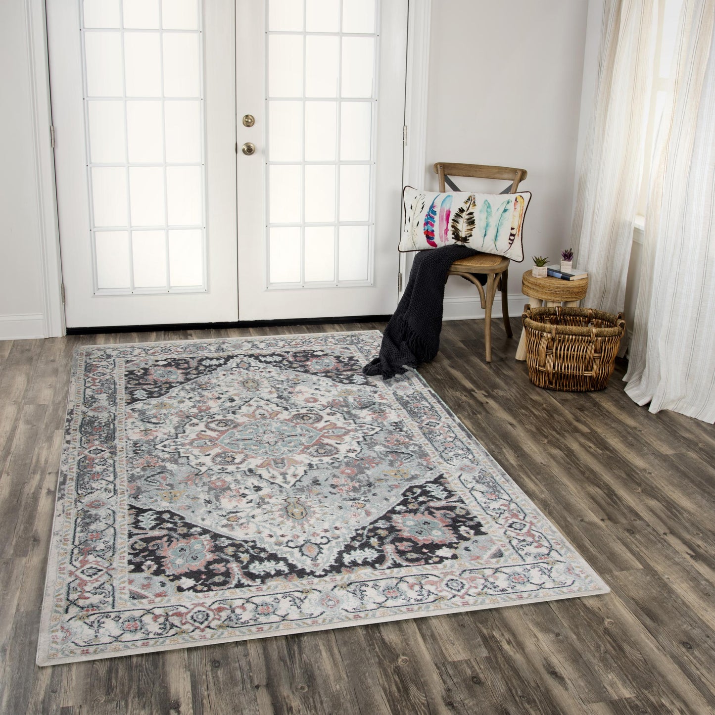 Odyssey ODY837 Multi Power loomed Rug - Rizzy