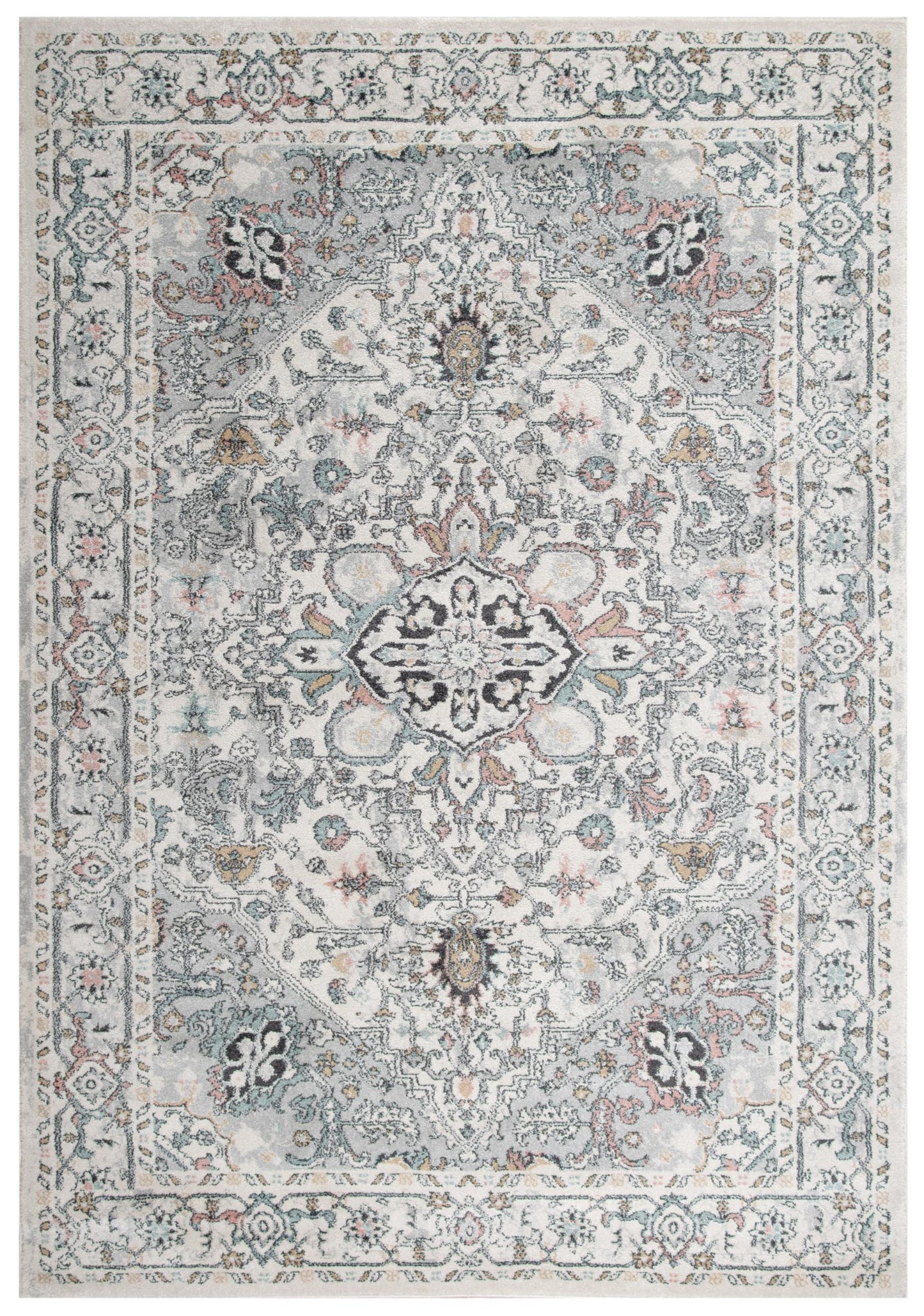 Odyssey ODY840 Ivory Power loomed Rug - Rizzy