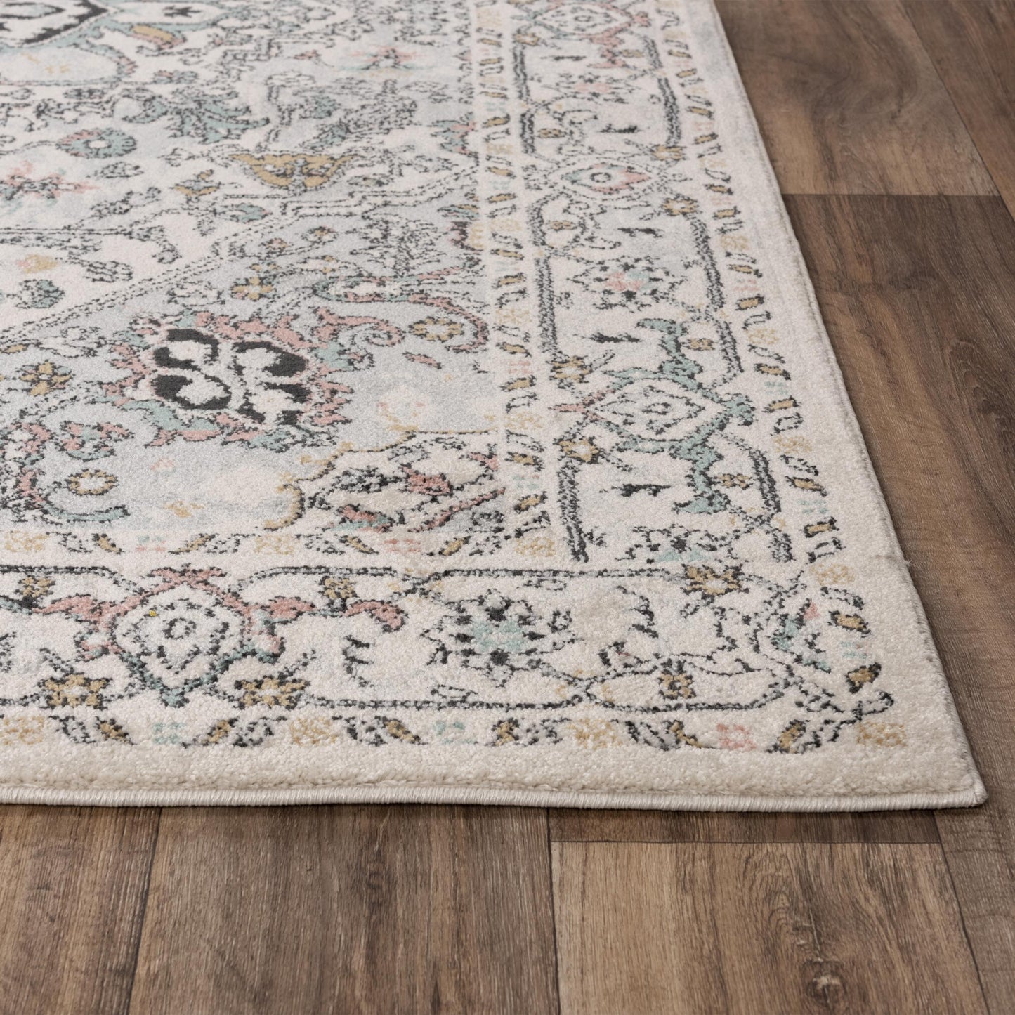 Odyssey ODY840 Ivory Power loomed Rug - Rizzy