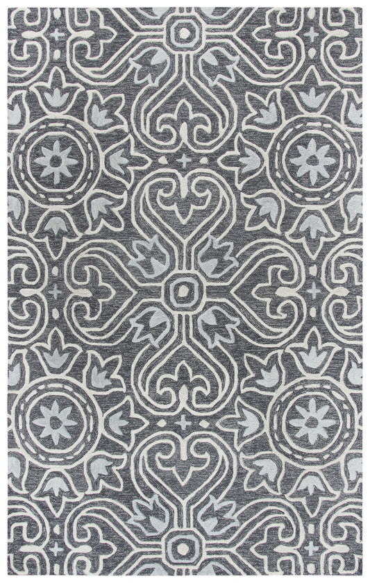 Opulent OU957A Gray Hand Tufted Rug - Rizzy