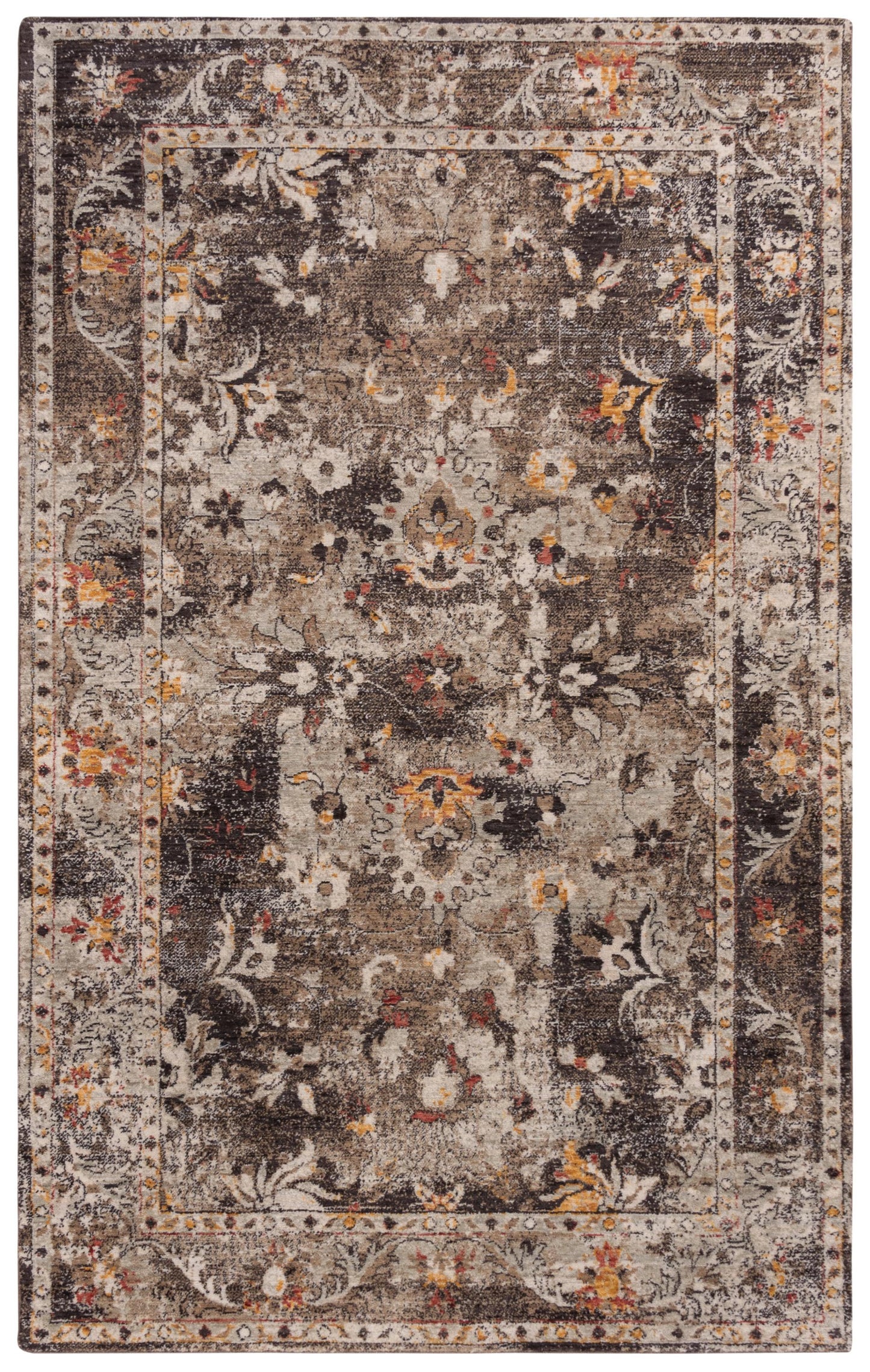 Ovation OVA101 Brown/Beige Hybrid Rug - Rizzy