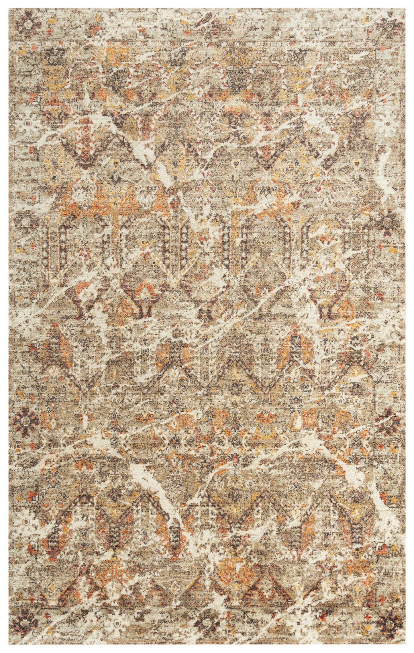 Ovation OVA104 Brown/Beige Hybrid Rug - Rizzy