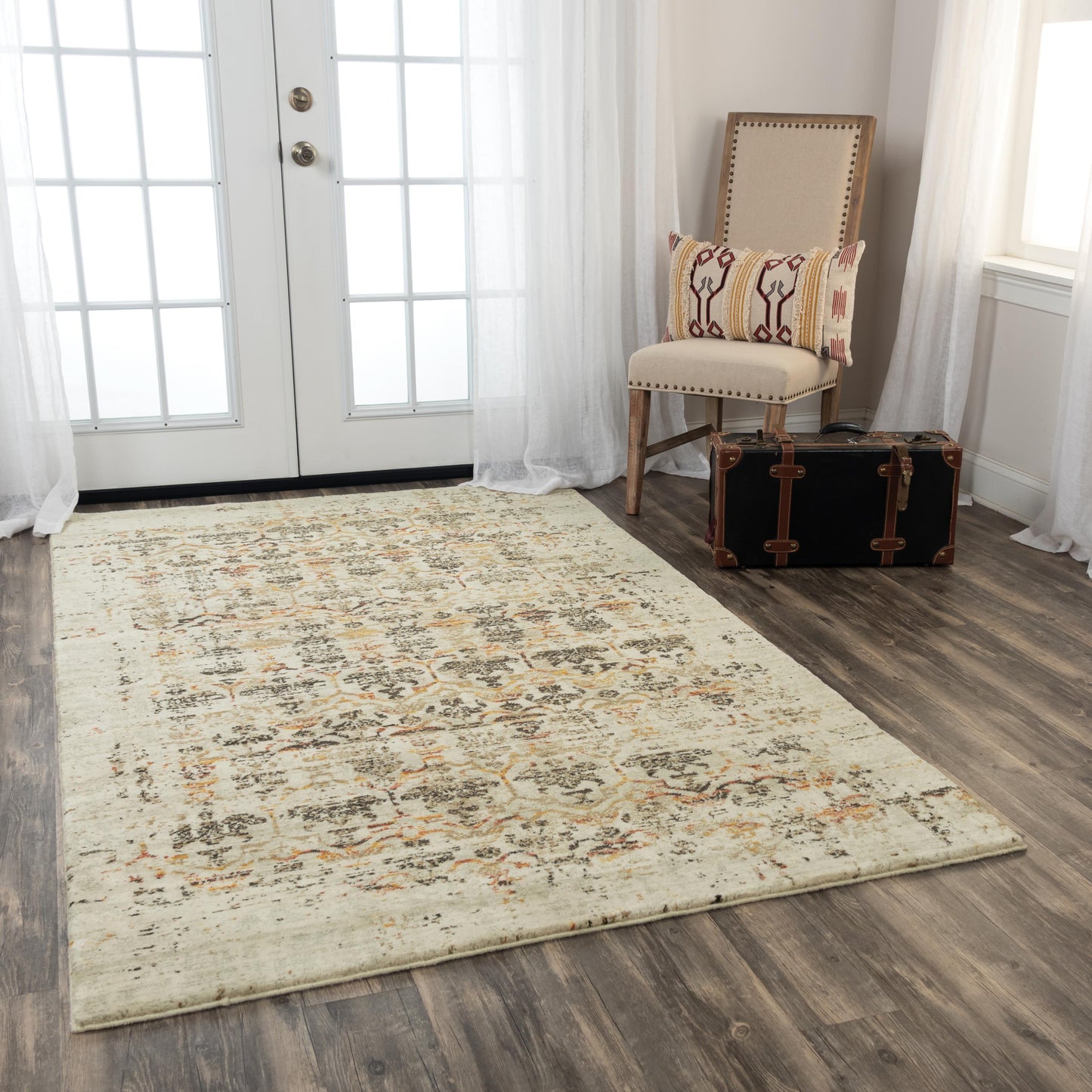 Ovation OVA109 Beige/Brown Hybrid Rug - Rizzy