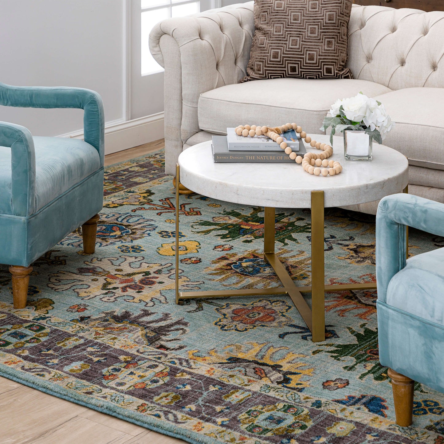 Karastan Rugs Obsession Blue Area Rug