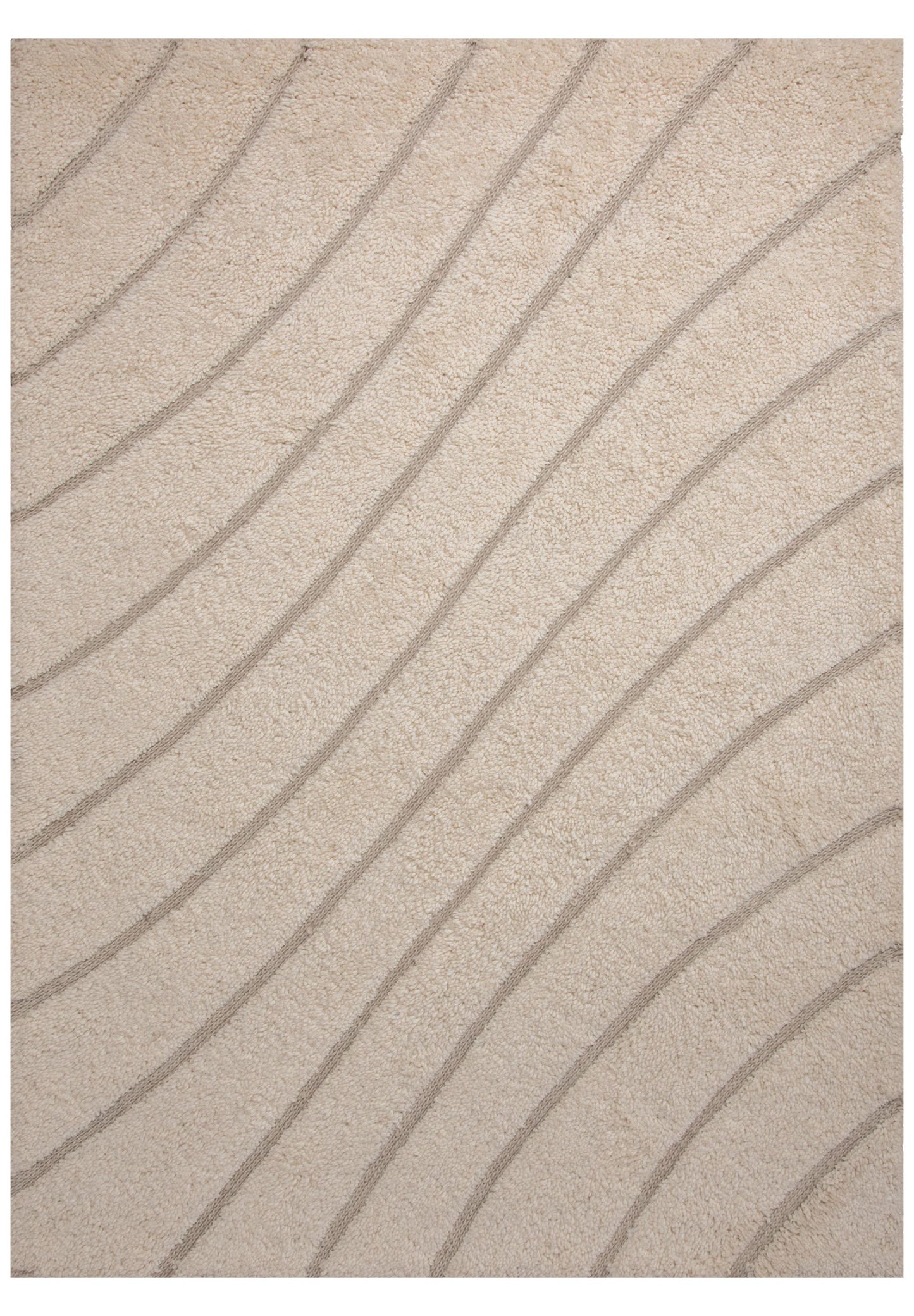 Peludo PEL691 Cream Hand Tufted Rug - Rizzy