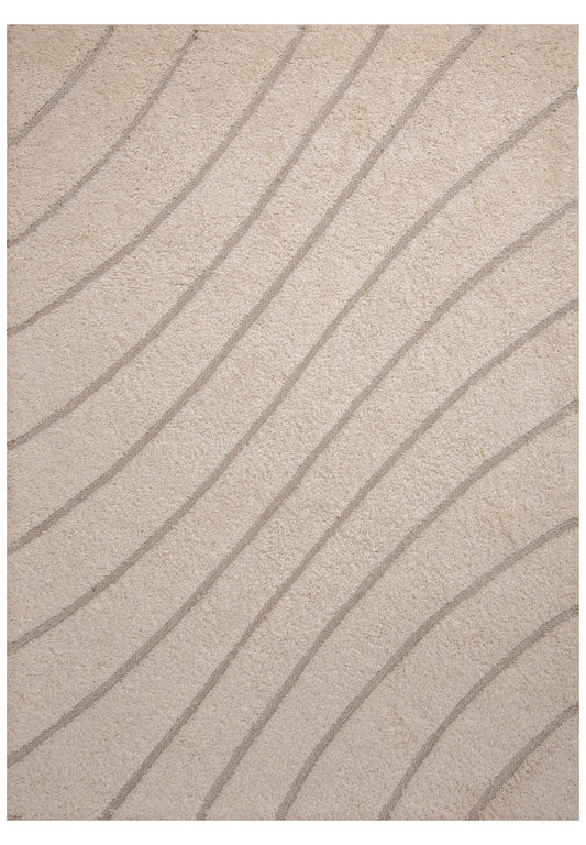 Peludo PEL691 Cream Hand Tufted Rug - Rizzy